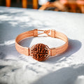 Authentic 7 Mukhi Rudraksha Copper Bracelet – Strength, Peace & Protection