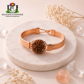 Copper Bracelet with 5 Mukhi Rudraksha | Spiritual Healing & Energy Balance Bracelet