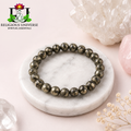 Pyrite Bracelet|100% Original Lab Certified | Wealth, Protection & Energy Healing Bracelet