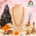 Rudraksh Golden Cap Necklace for Men & Women