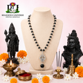Karungali Mala with Om Shiva Trishul Pendant