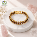 Rudraksha Gold Chain Bracelet for Men & Women | Spiritual Healing Rudraksha Bracelet